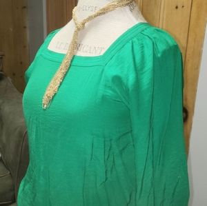 Square collar Loft top